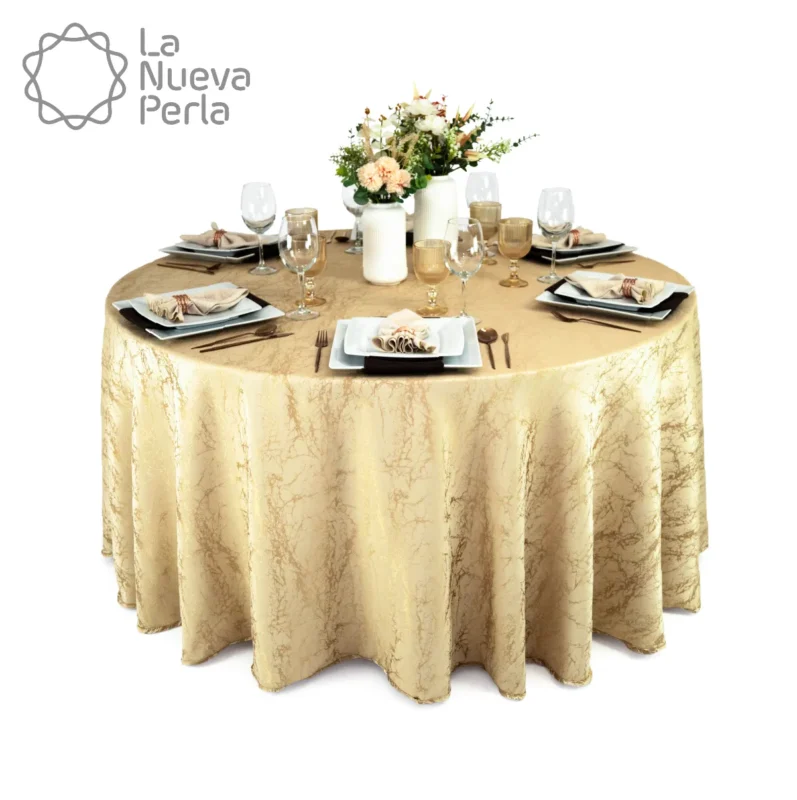 Mantel Yackard Luna Redondo YE-313 Oro