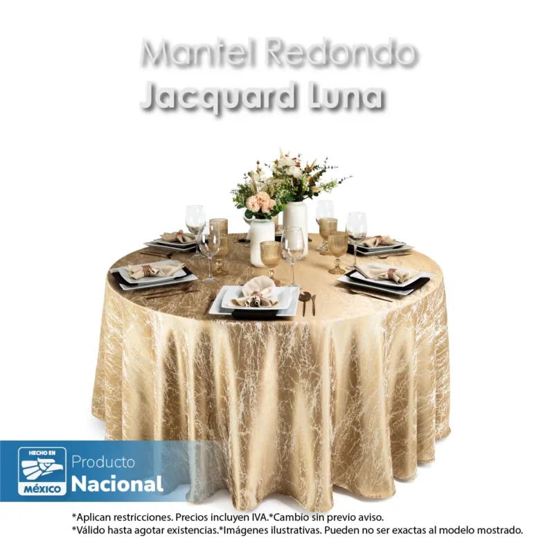 Mantel Yackard Luna Redondo YE-313 Oro