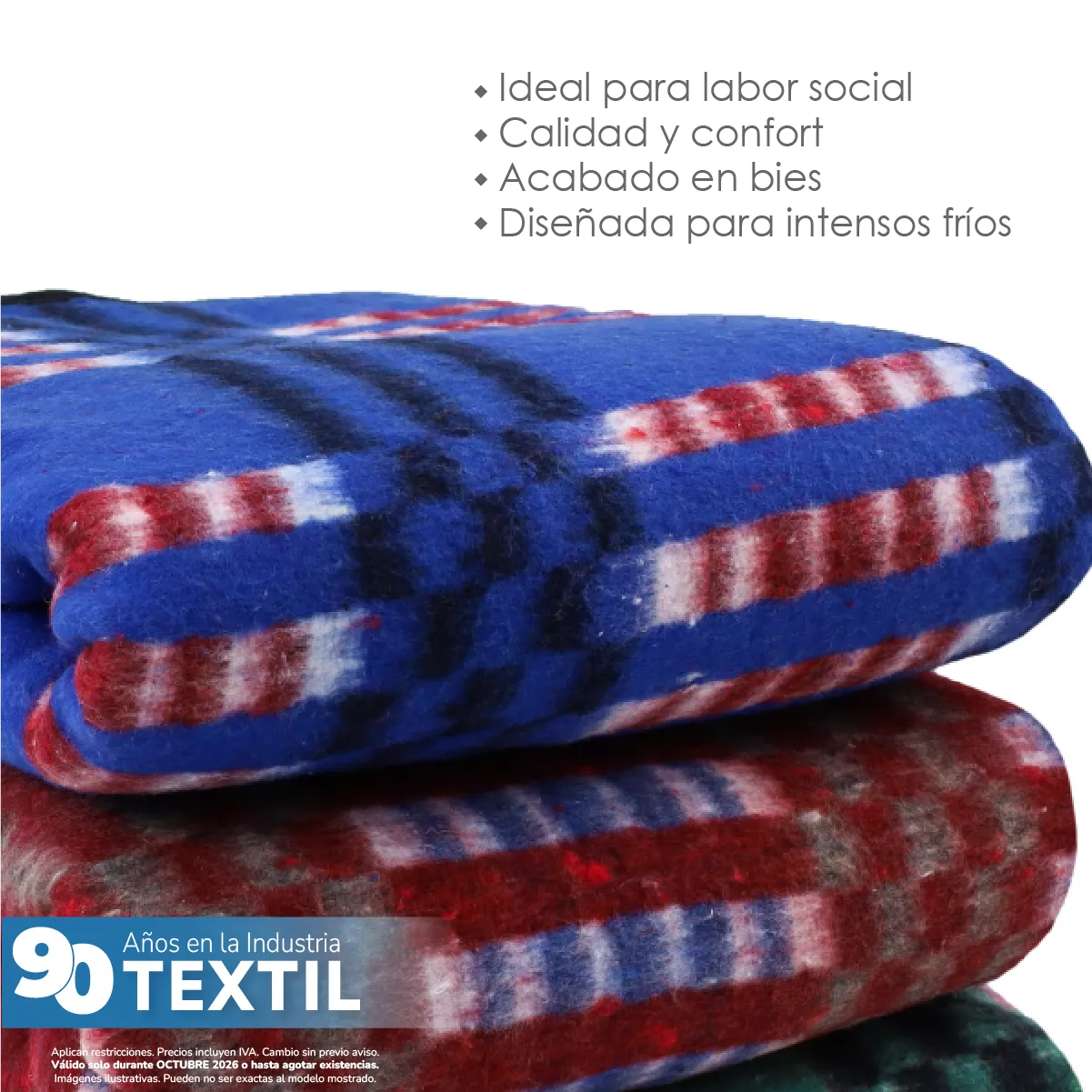 Cobertor Príncipe Viajero- 1.10 kg / 1.40 x 1.85 m: imagen 5