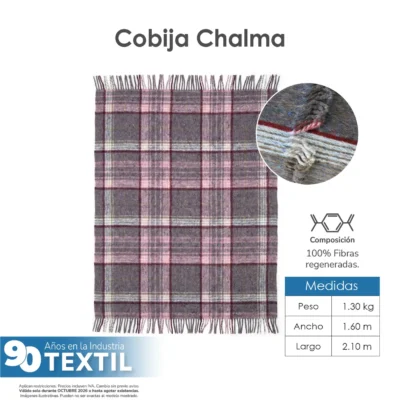 Cobija Chalma Económica - 1.30 kg / 1.60 x 2.10 m: imagen 2