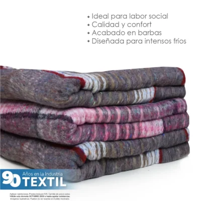 Cobija Chalma Económica - 1.30 kg / 1.60 x 2.10 m: imagen 5